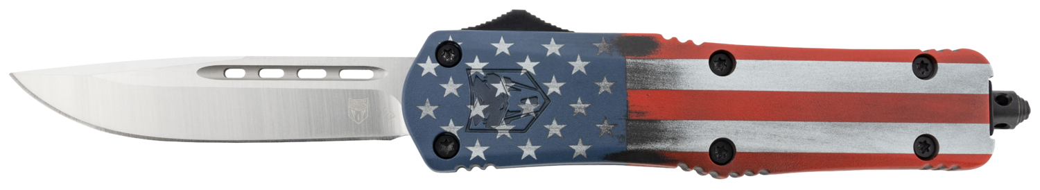 Cobra Tec Knives Llc Fs-3, Cobra Mcusafs-3dns    Med Fs-3 Drop  American Flag