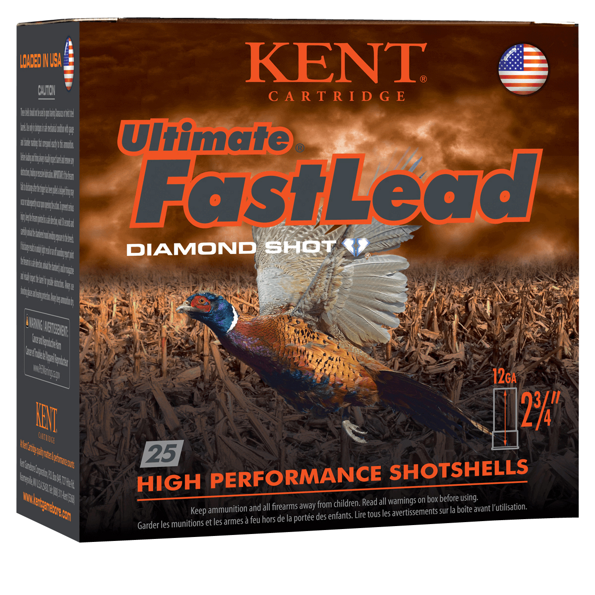 Kent Cartridge Ultimate Fast Lead, Kent K122ufl425   2.75 11/2 Ult Fast Ld      25/10