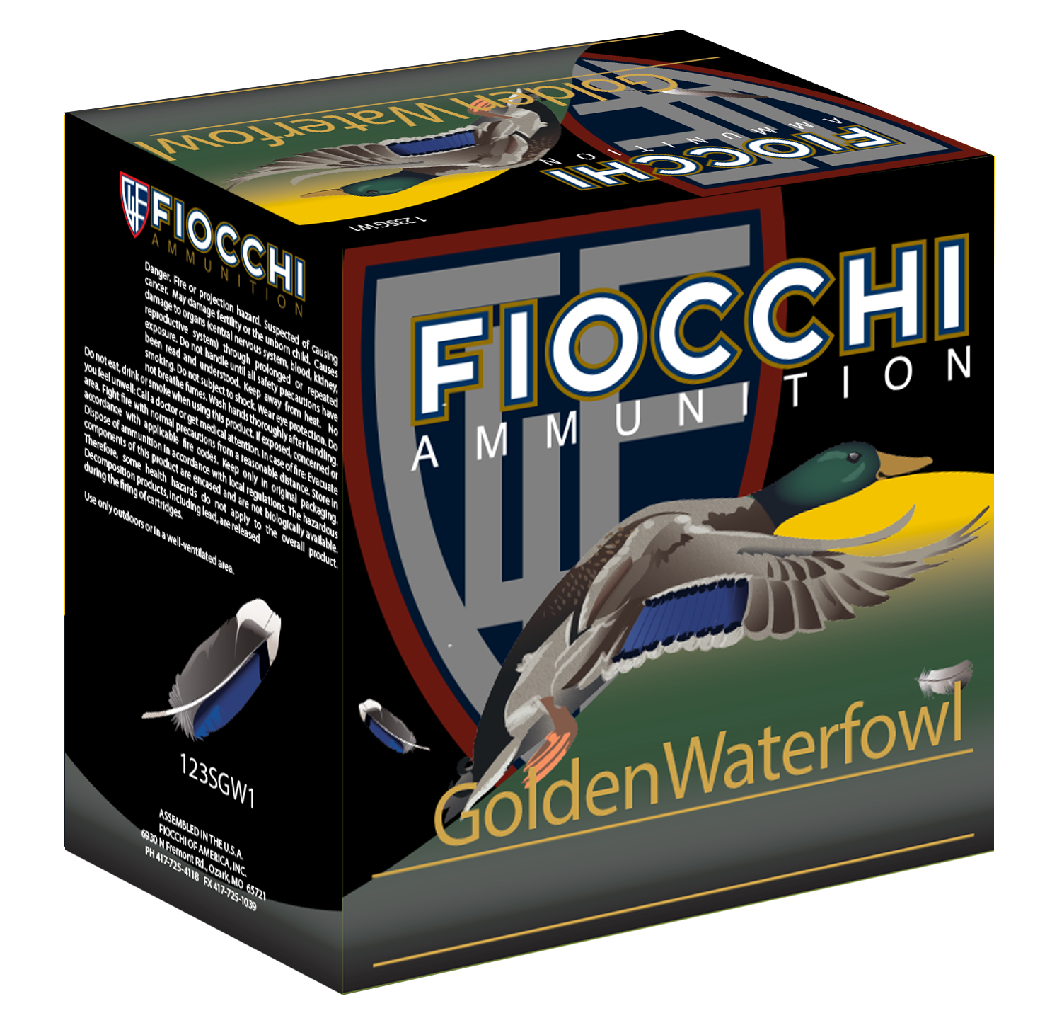 Fiocchi Golden Waterfowl, Fio 123sgw1   Steel   1     11/4             25/10