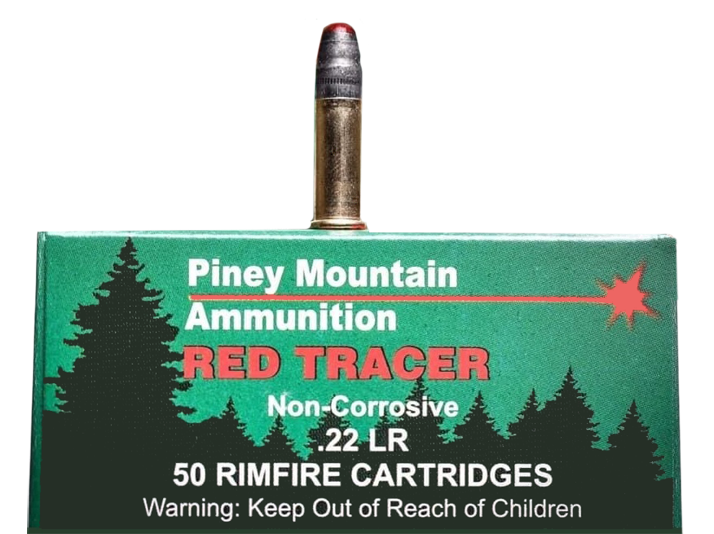 Piney Mountain Ammunition Red Tracer, Supernova Pmsn22lrr 22lr  40lrn  Red Tracers 50/10
