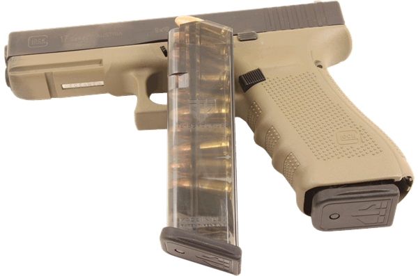 Ets Group Pistol Mags, Ets Glk-17-10      Glock 17   10rd 9mm Mag