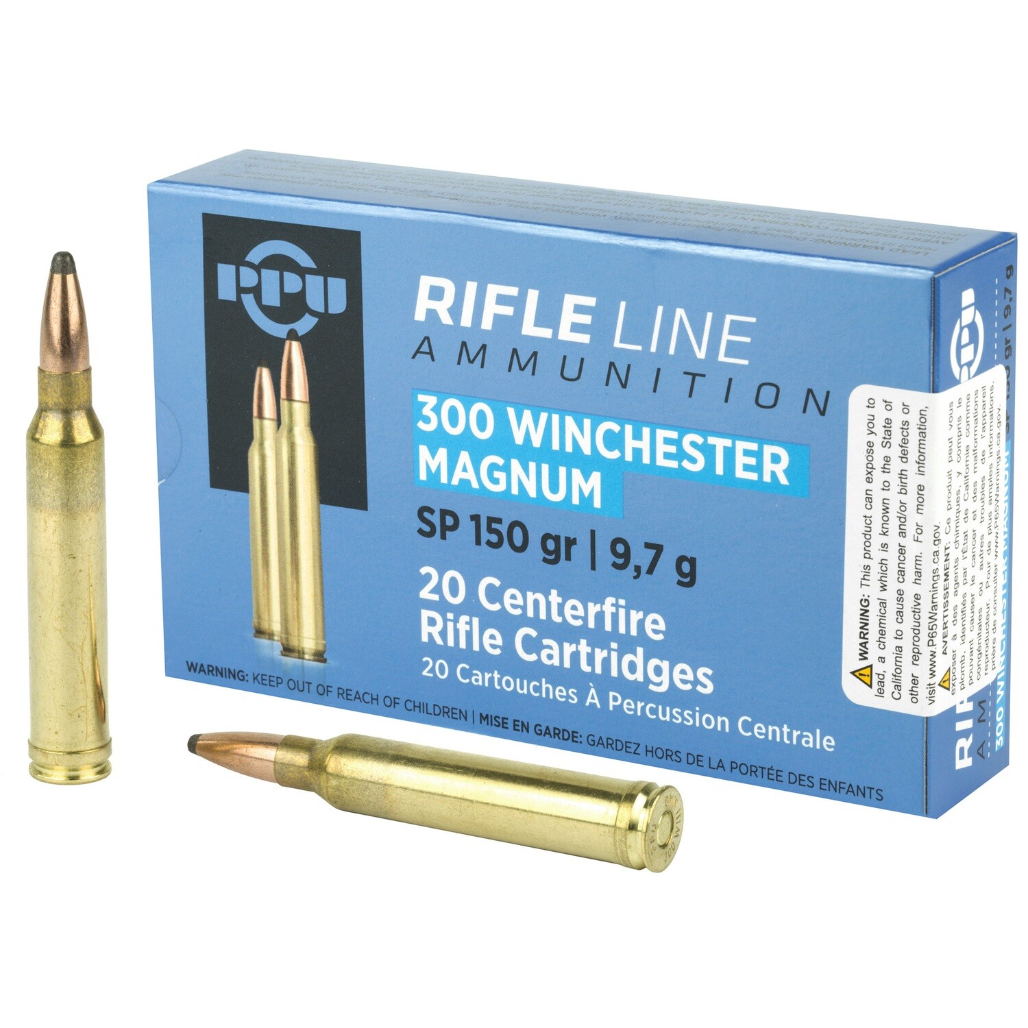 Ppu 300win Mag Sp 150gr 20/200