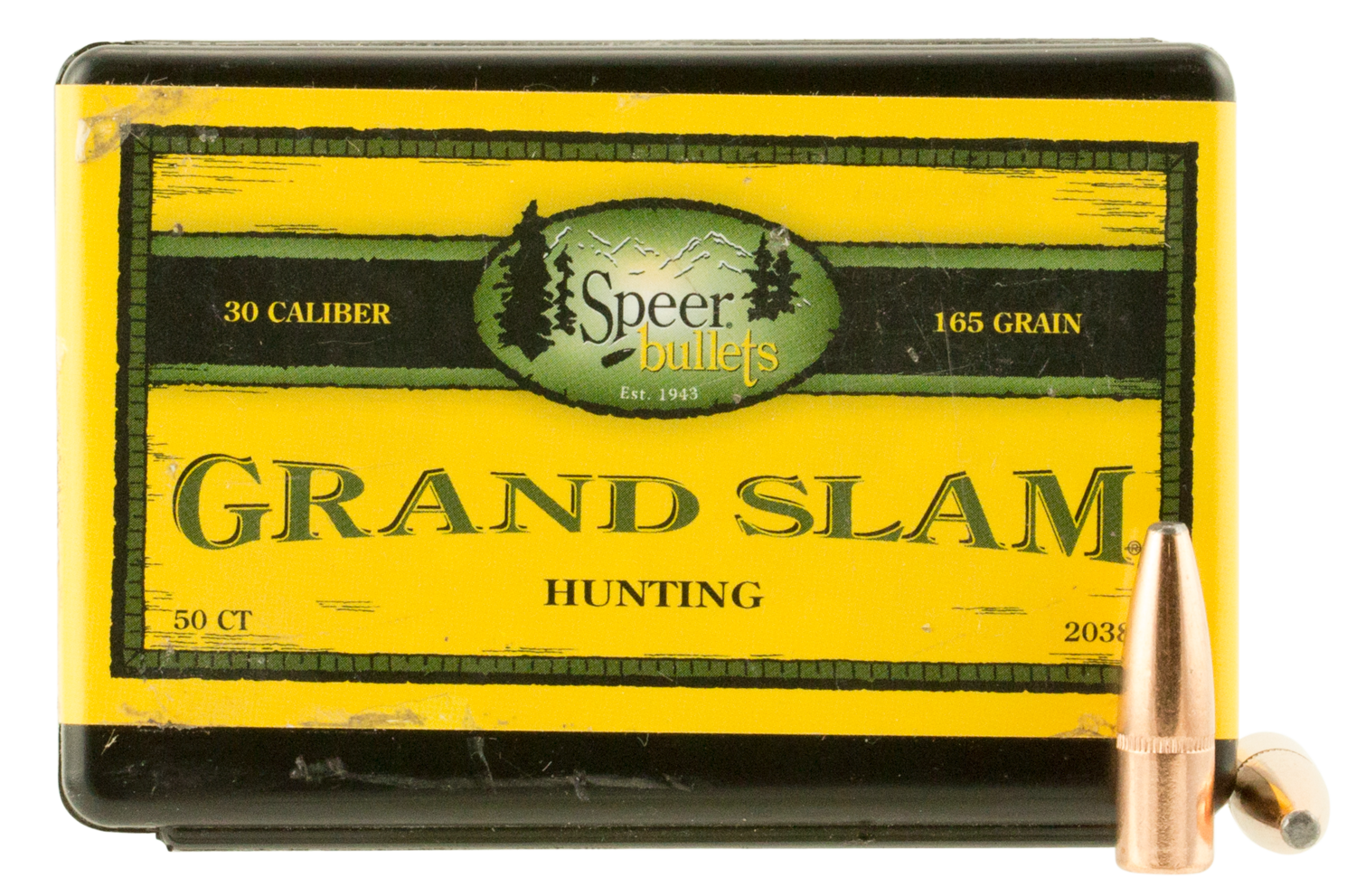 Speer Ammo Grand Slam, Speer 2038      Bull .308 165 Grandslam       50/5