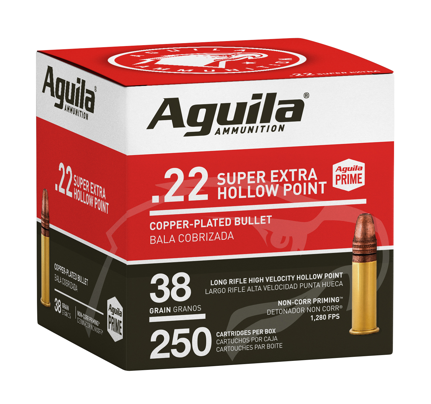 Aguila Super Extra, Aguila 1b221103      22lr Hv Sp 38gr         250/8
