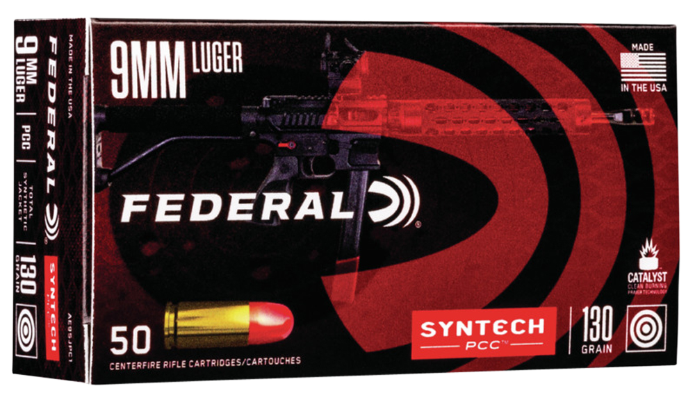 Federal American Eagle Syntech Pcc, Fed Ae9sjpc1     9mm Car   130 Pstl          50/10