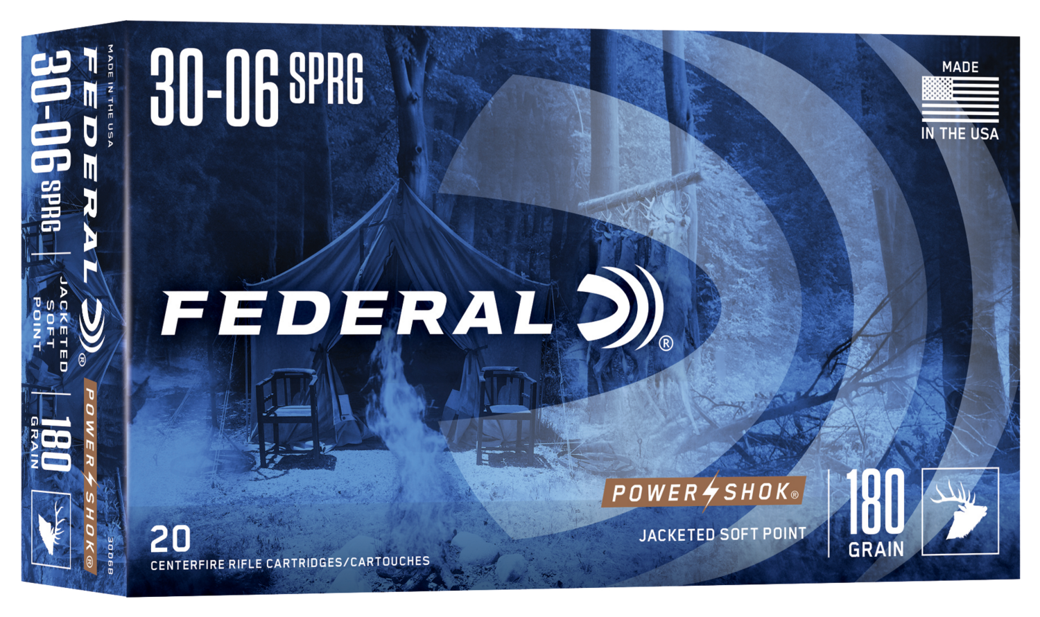 Federal Power-shok, Fed 3006b          3006    180 Sp            20/10