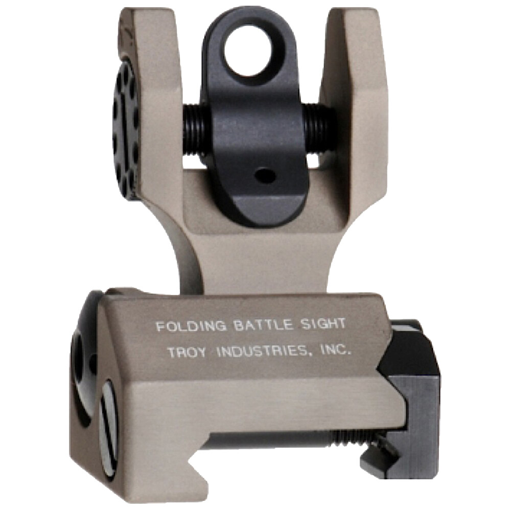 Troy Ind Rear Folding Battlesight Round, Troy Ssig-fbs-roft-00   Rear Fld Btl Sght Fd