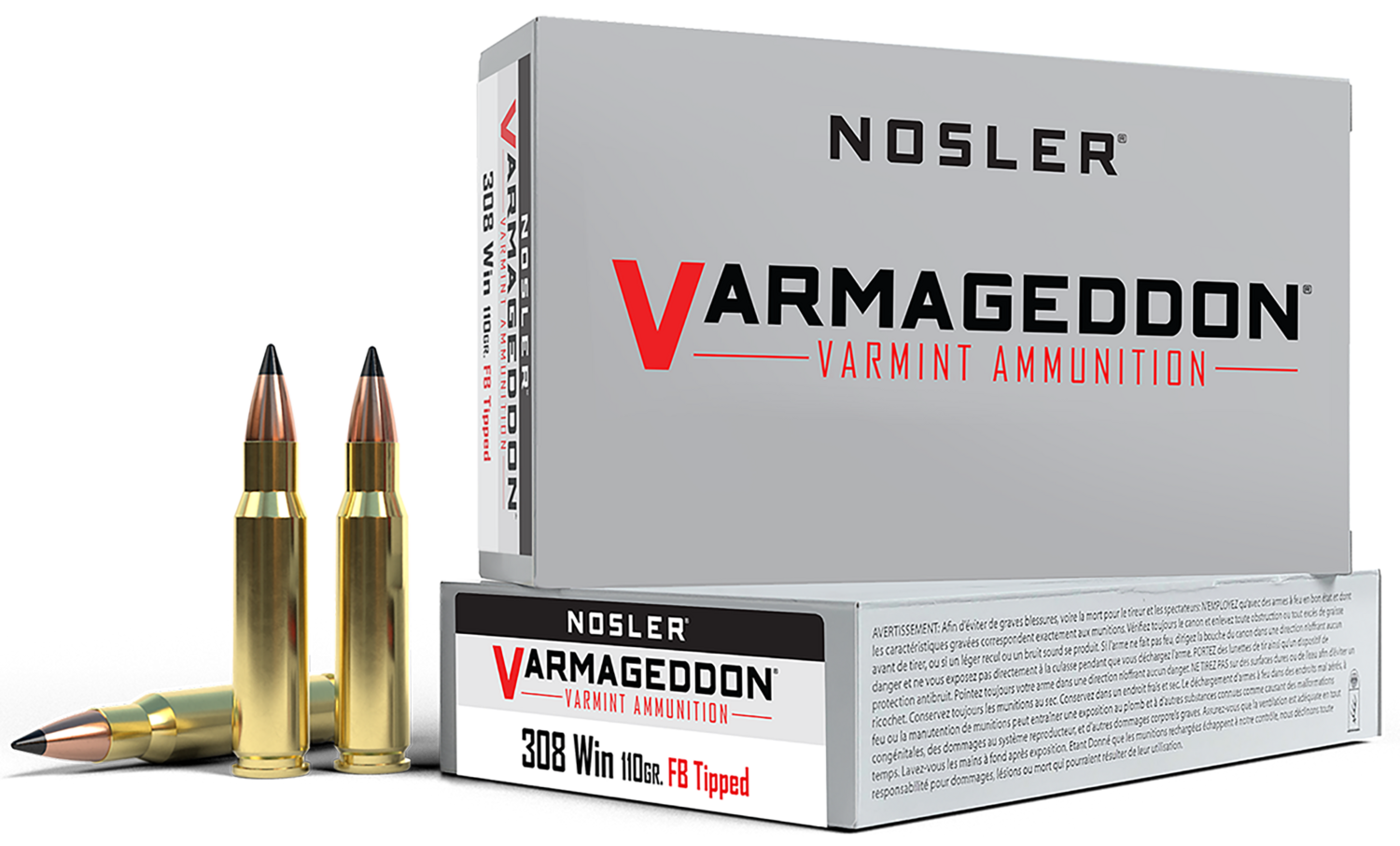 Nosler Varmageddon, Nos 40272        308      110 Fbt            20/10