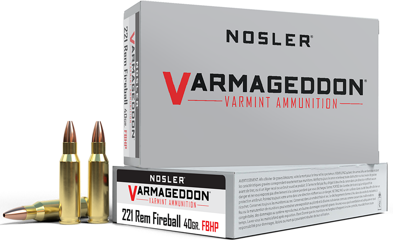 Nosler Varmageddon, Nos 65120        221fire  40 Fbhp            20/20