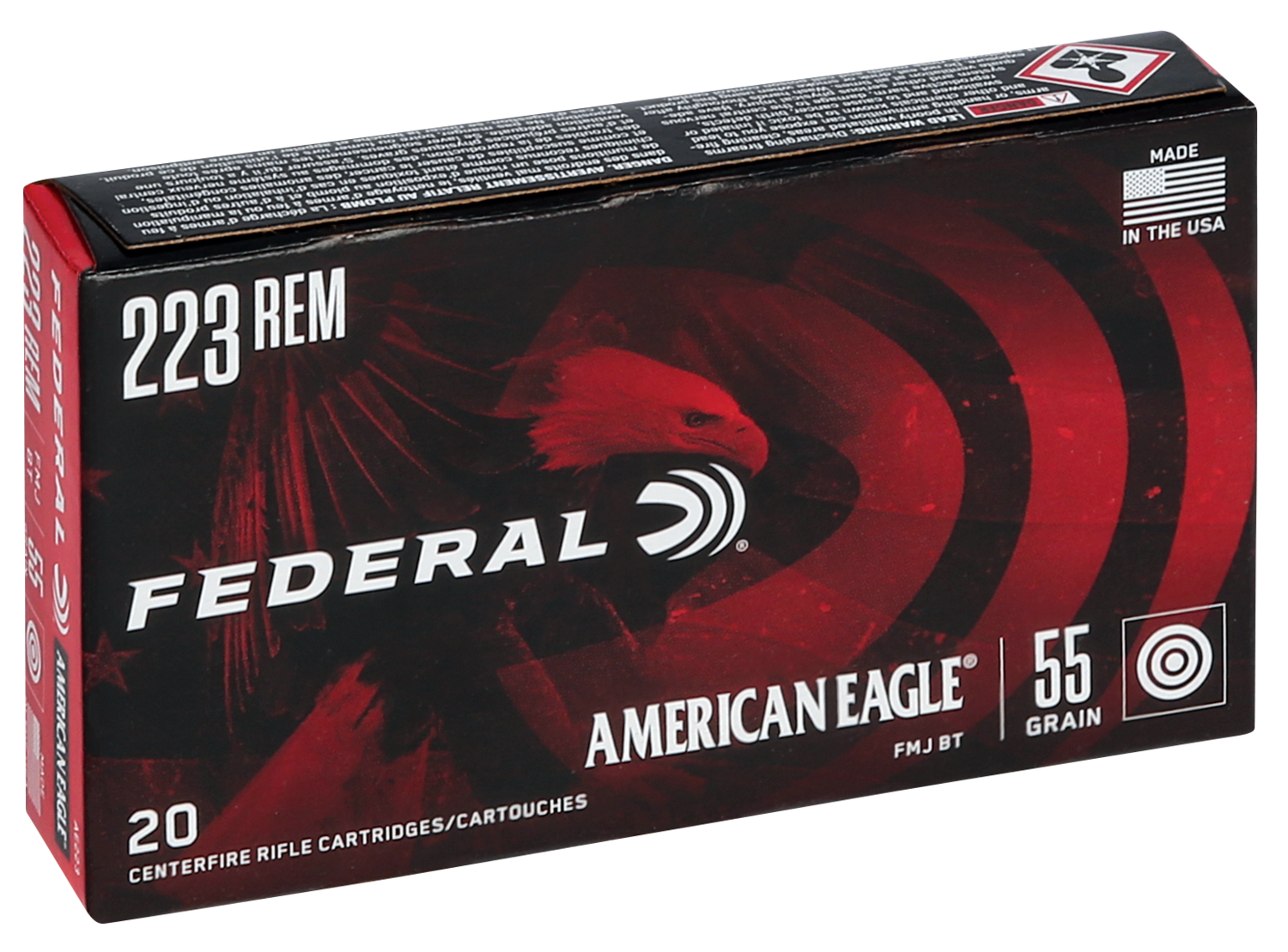 Federal American Eagle, Fed Ae223          223      55 Mc            20/25
