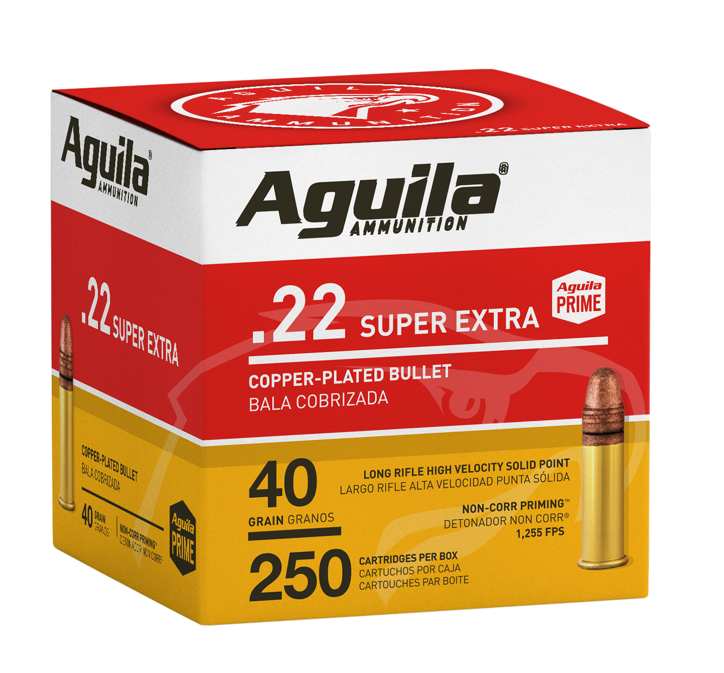 Aguila Super Extra, Aguila 1b221100      22lr Hv Sp 40gr         250/8