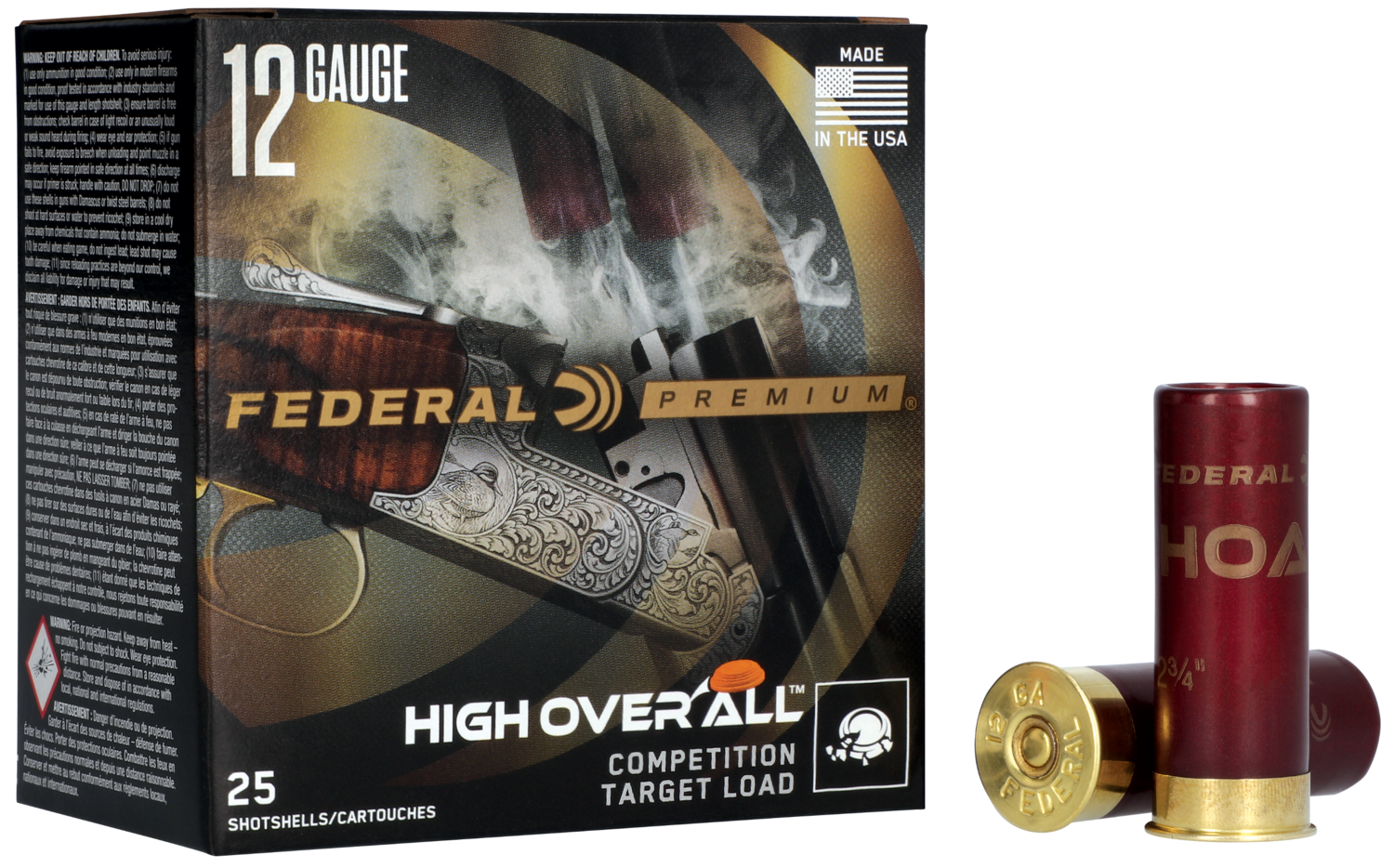 Federal Premium, Fed Hoa12l18    Prem Trgt 12 2.75 1oz        25/10