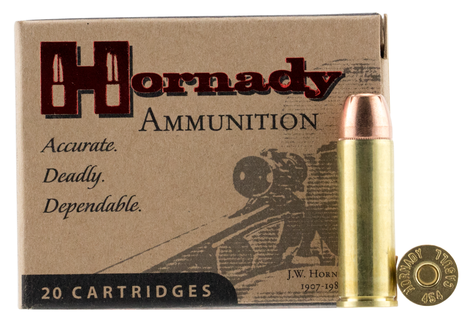 Hornady Custom, Horn 9148   Custom Hg  454cas  240 Xtp Mag   20/10