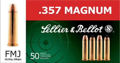Sellier & Bellot Handgun, S&b Sb357a         357     158 Fmj           50/20
