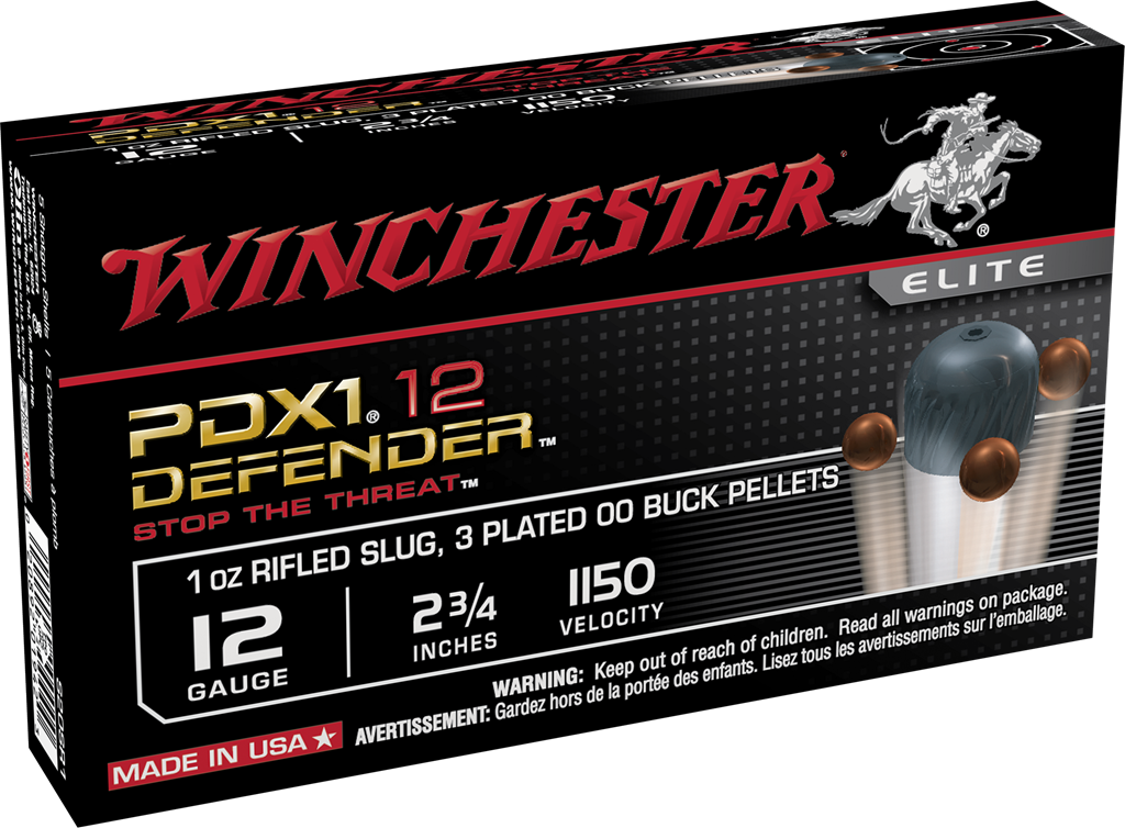 Winchester Ammo Pdx1 Defender, Win S12pdx1    Defender 12   Combo           10/10