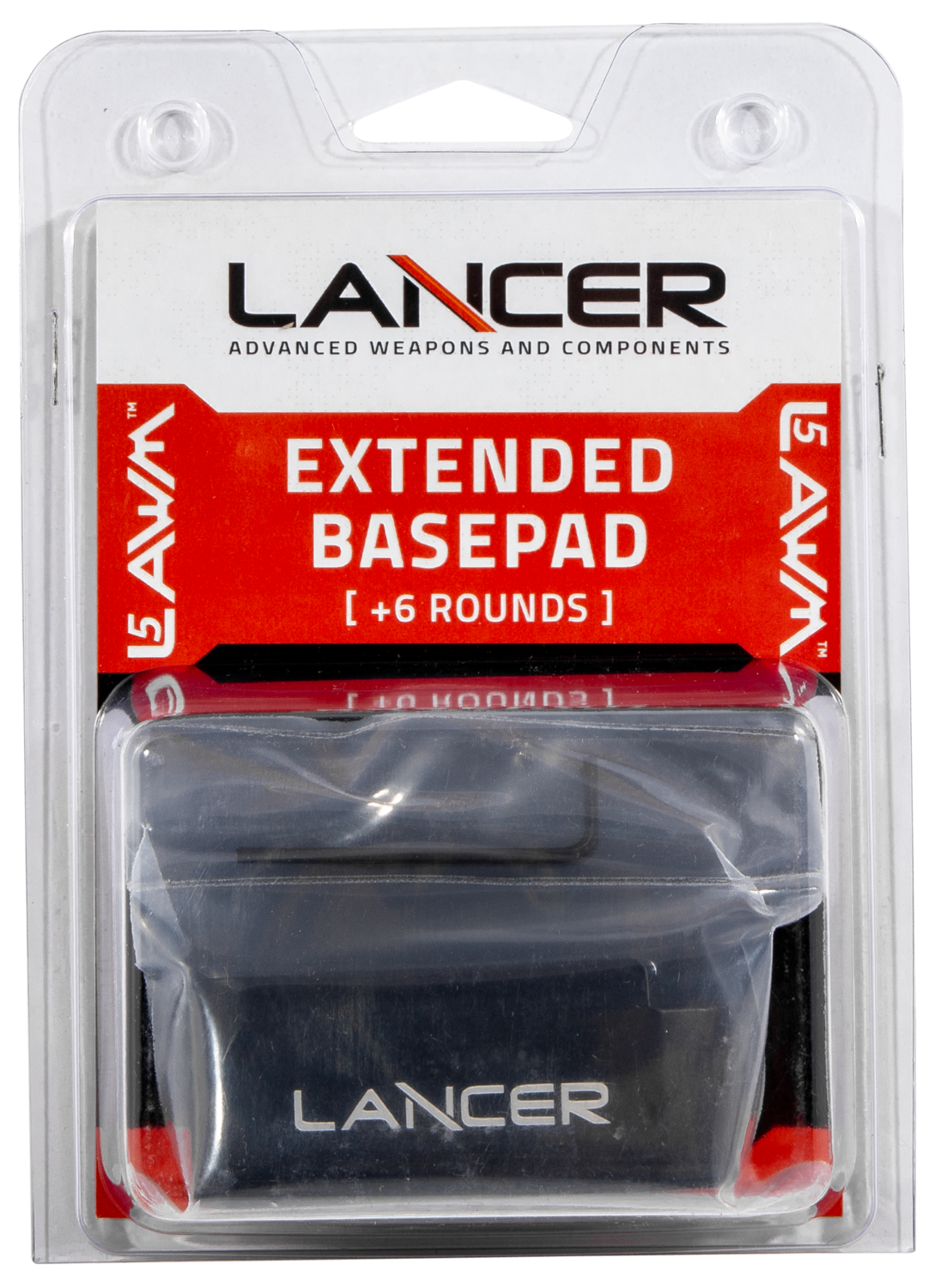 Lancer L5awm, Lancer Extbp06blk   L5awm +6 Extended Mag Basepad