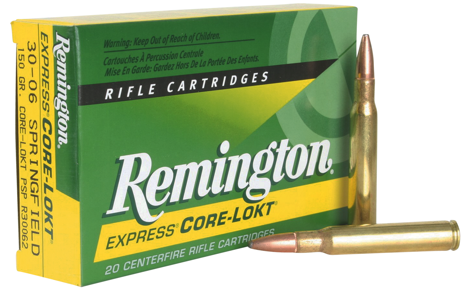 Remington Ammunition Core-lokt, Rem 27826 R30062  3006      150 Psp          20/10