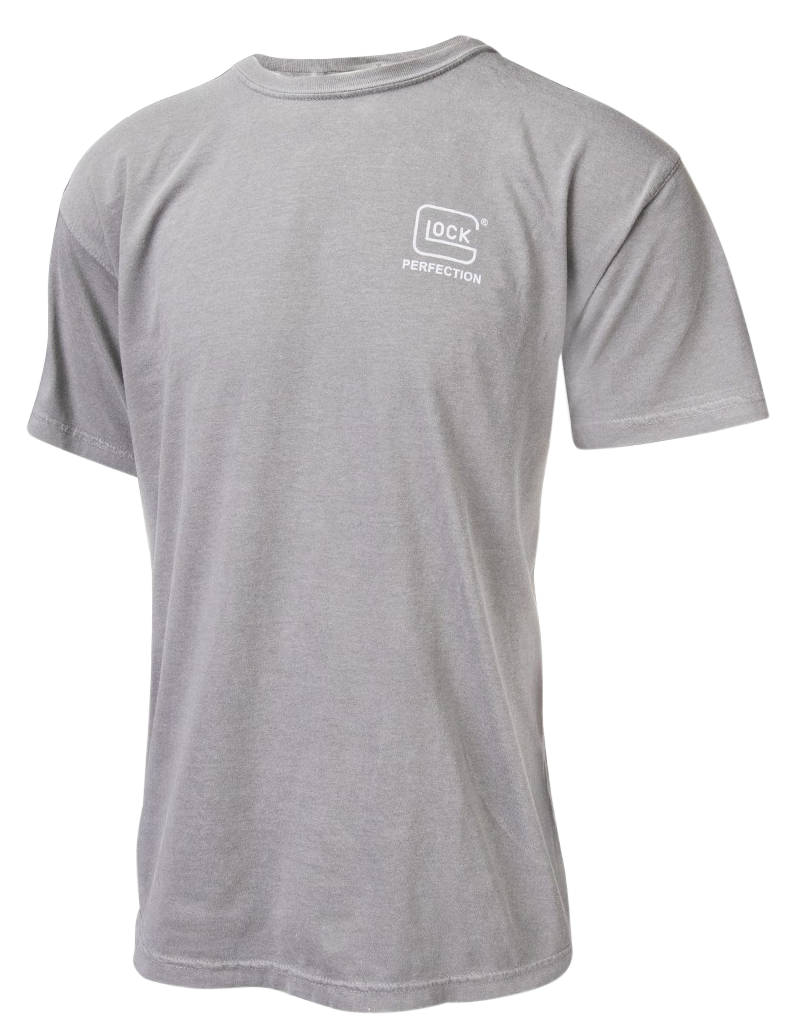 Glock Perfection, Glock Aa75148  Perfection Logo Ss Shirt Grey    3x