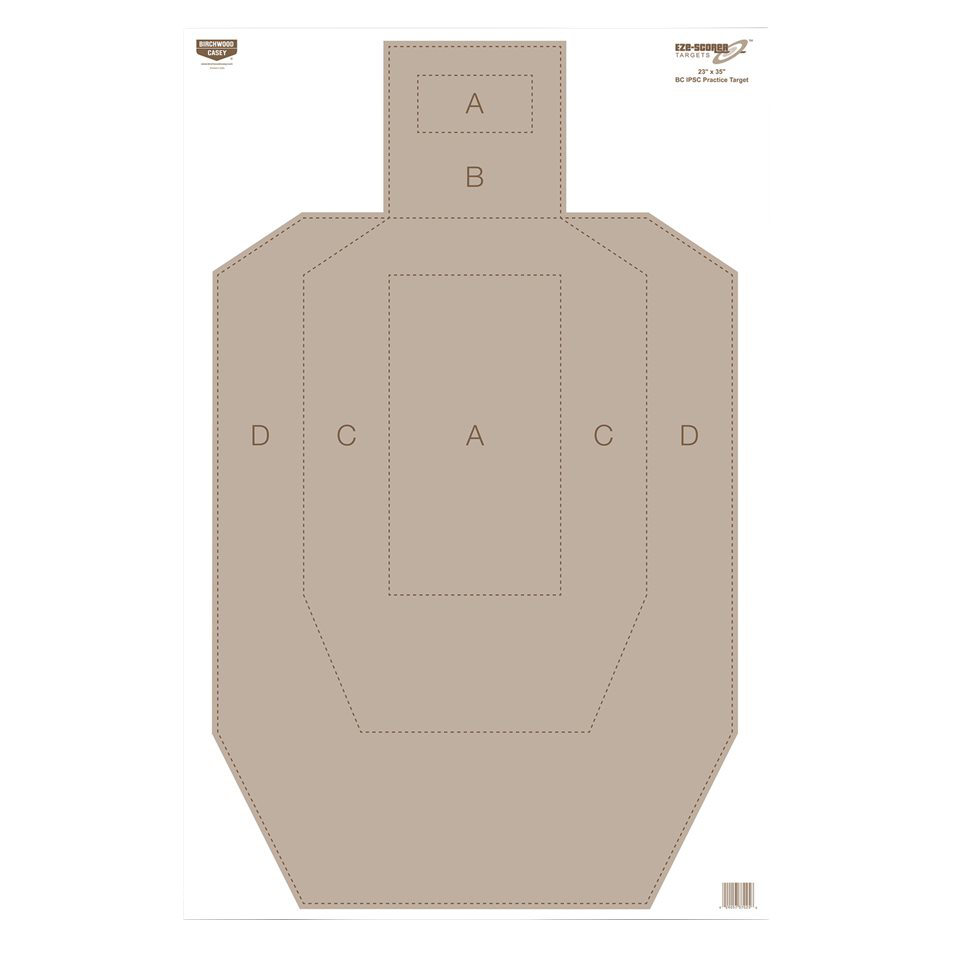 Birchwood Casey Eze-scorer, Bir 37025          Ezescorer 23x35 Ipsc Prct 100pk