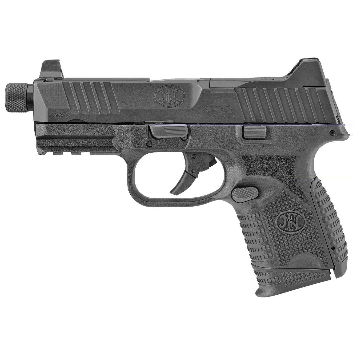 Fn 509c Tact 9mm 4.32" 12/24rd