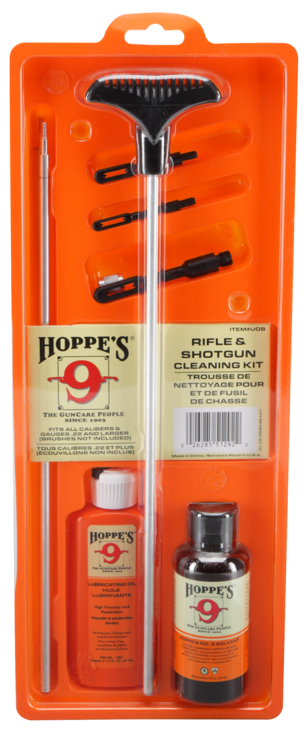 Hoppes Rifle & Shotgun, Hop Uob        Cleaning Kit Rfl/sgun     Clam