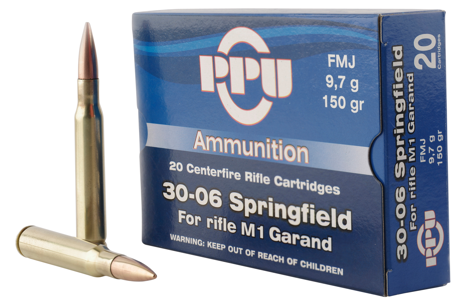 Ppu Standard Rifle, Ppu Pp3006g     3006        150 Fmj          20/10