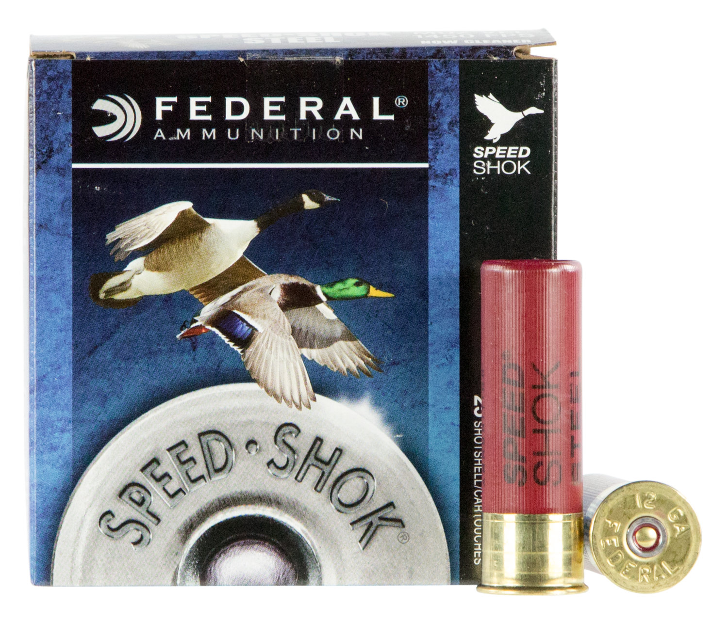Federal Speed-shok, Fed Wf1424        Spdshk 12 3in 1-1/4 Stl    25/10
