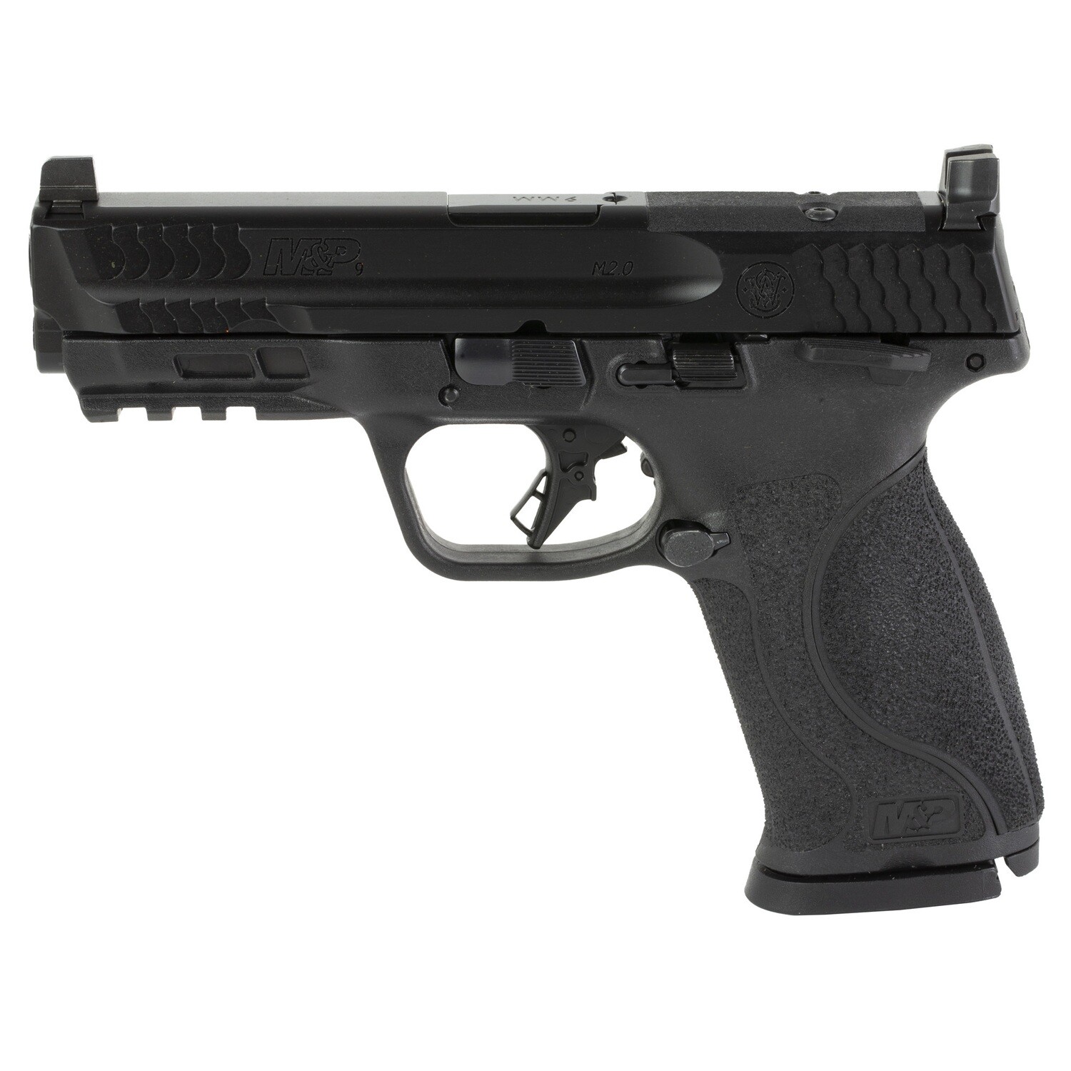 S&w M&p M2.0 9mm 4.25" 17rd Ts Or Bk