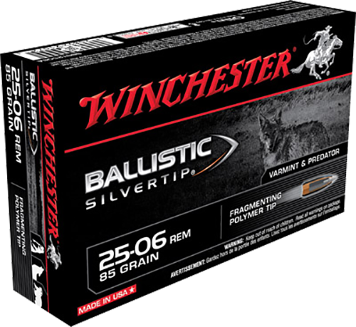 Winchester Ammo Ballistic Silvertip, Win Sbst2506a     2506    85blst             20/10