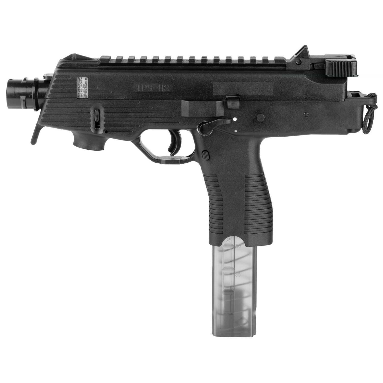 B&t Tp9-n Pstl 9mm 5" 30rd Blk
