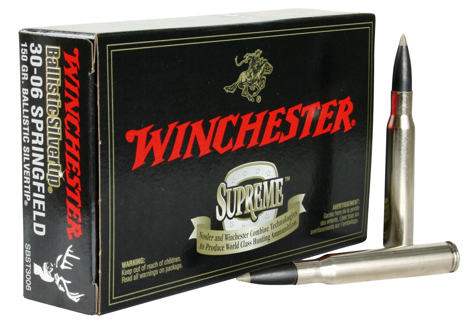 Winchester Ammo Ballistic Silvertip, Win Sbst3006      3006   150blst             20/10