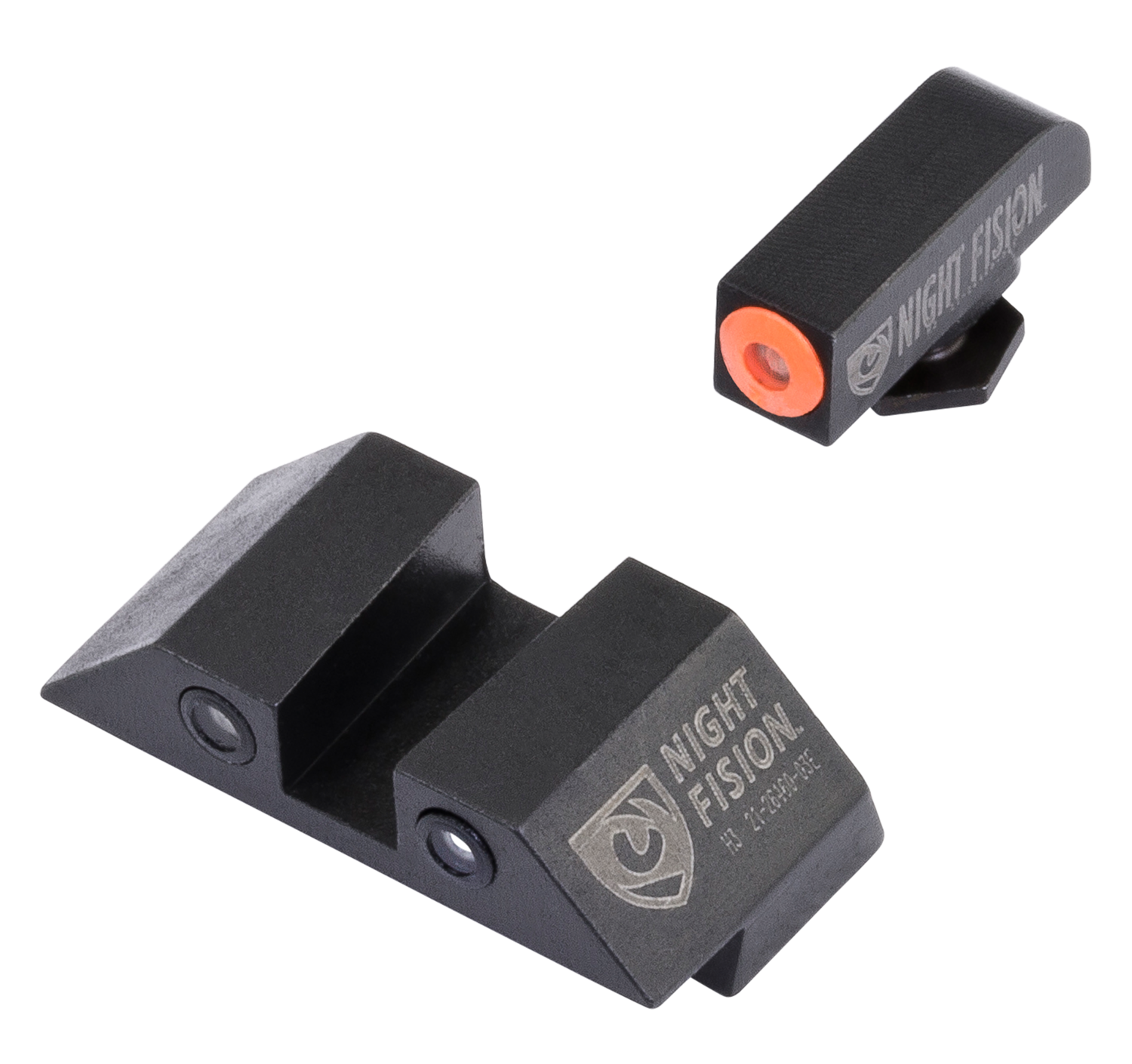 Night Fision Night Fision Tritium Night Sights For Glock, Nf Glk-003-003-ogzg     Ns Glk 42/43 Square