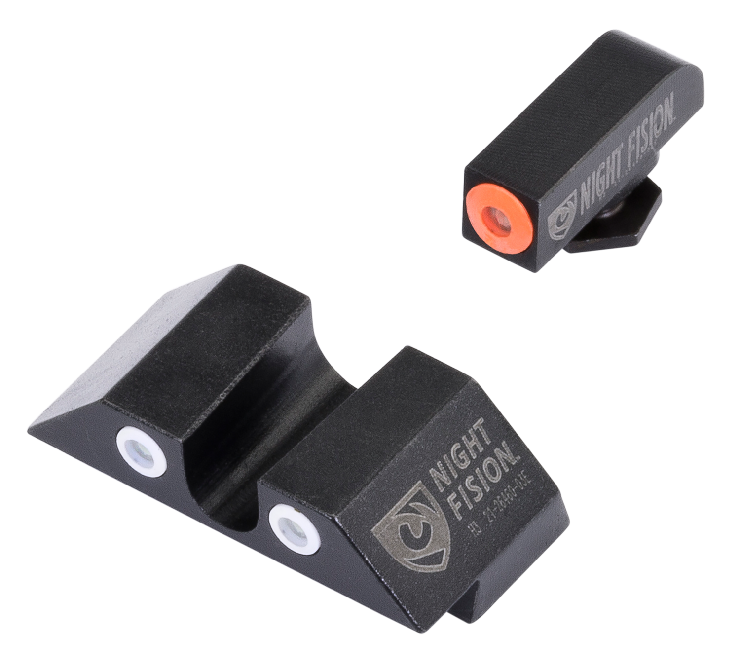 Night Fision Night Fision Tritium Night Sights For Glock, Nf Glk-003-007-ogwg     Ns Glk 42/43 U-rear