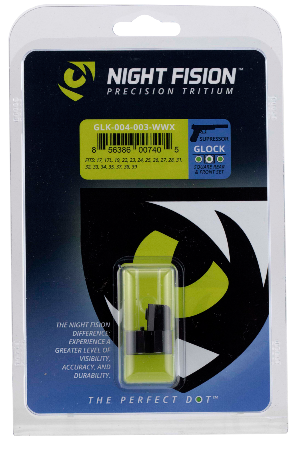 Night Fision Perfect Dot, Nf Glk-004-003-wgwg     Ns Glk 17/19 Suppres