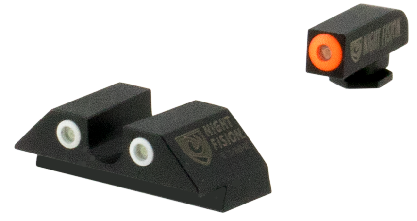 Night Fision Night Fision Tritium Night Sights For Glock, Nf Glk-001-007-ogzg     Ns Glk 17/19 U-rear