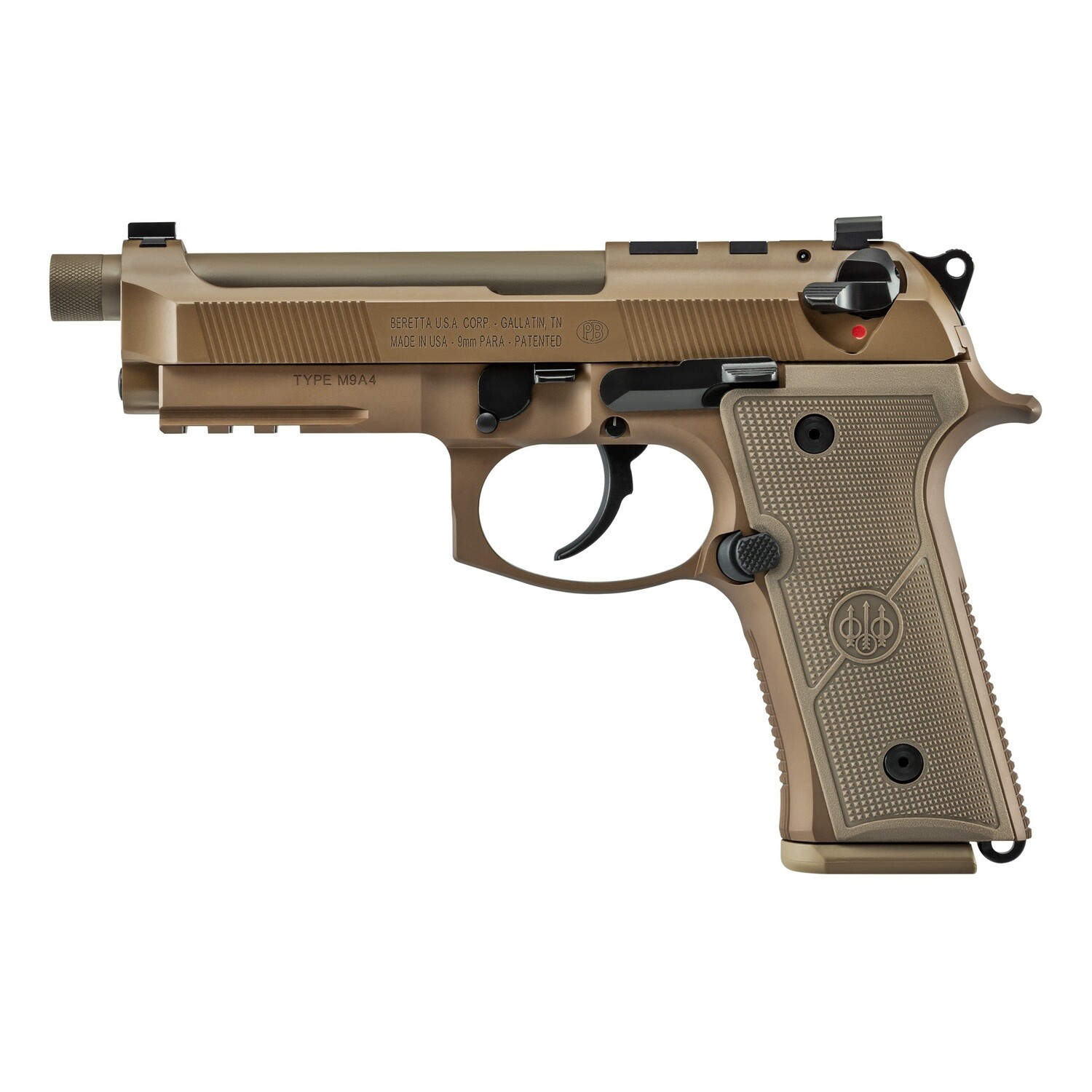 Beretta M9a4 G Cen 9mm 4.7" Fde, Capacity: 18 rounds
