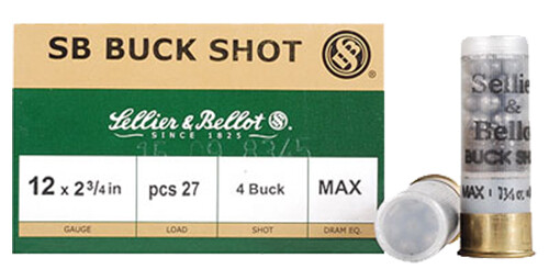 Sellier & Bellot Hunting, S&b Sb12bsb        12ga 2.75  4b 27pel       25/10