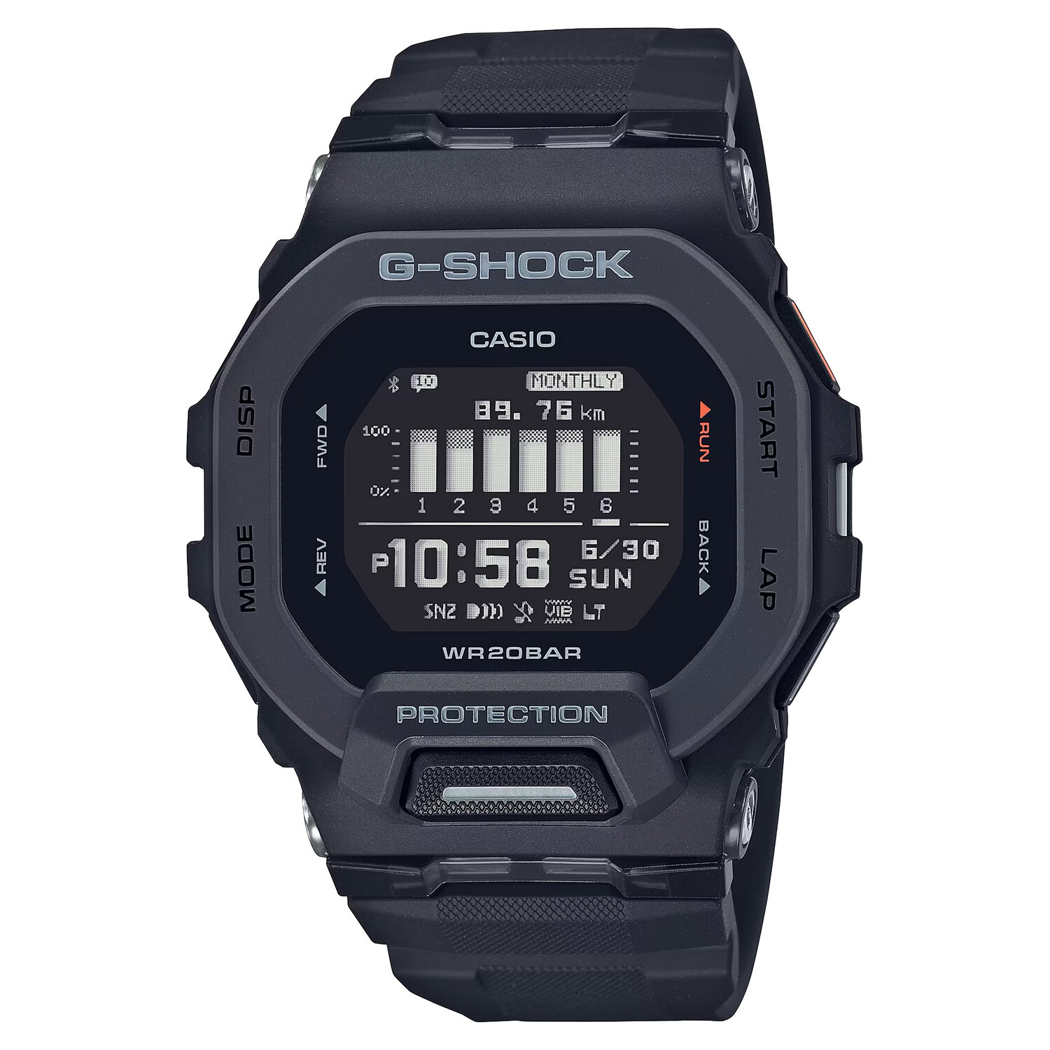G-shock/vlc Distribution G-shock, Gshock Gbd2001     Tactical Move Step Tracker  Blk