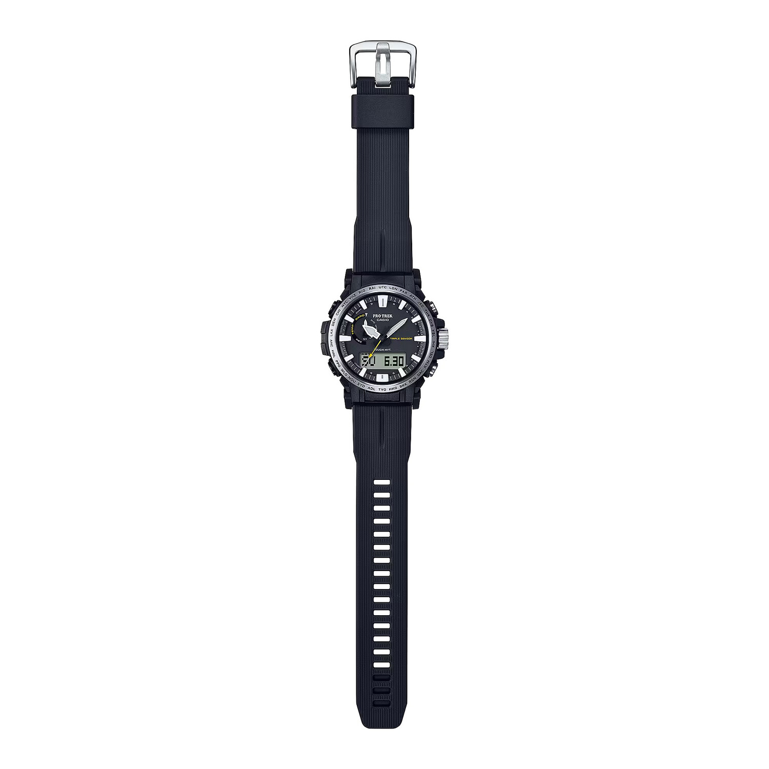 G-shock/vlc Distribution Casio, Gshock Prw611a     Casio Pro Trek Solar        Blk