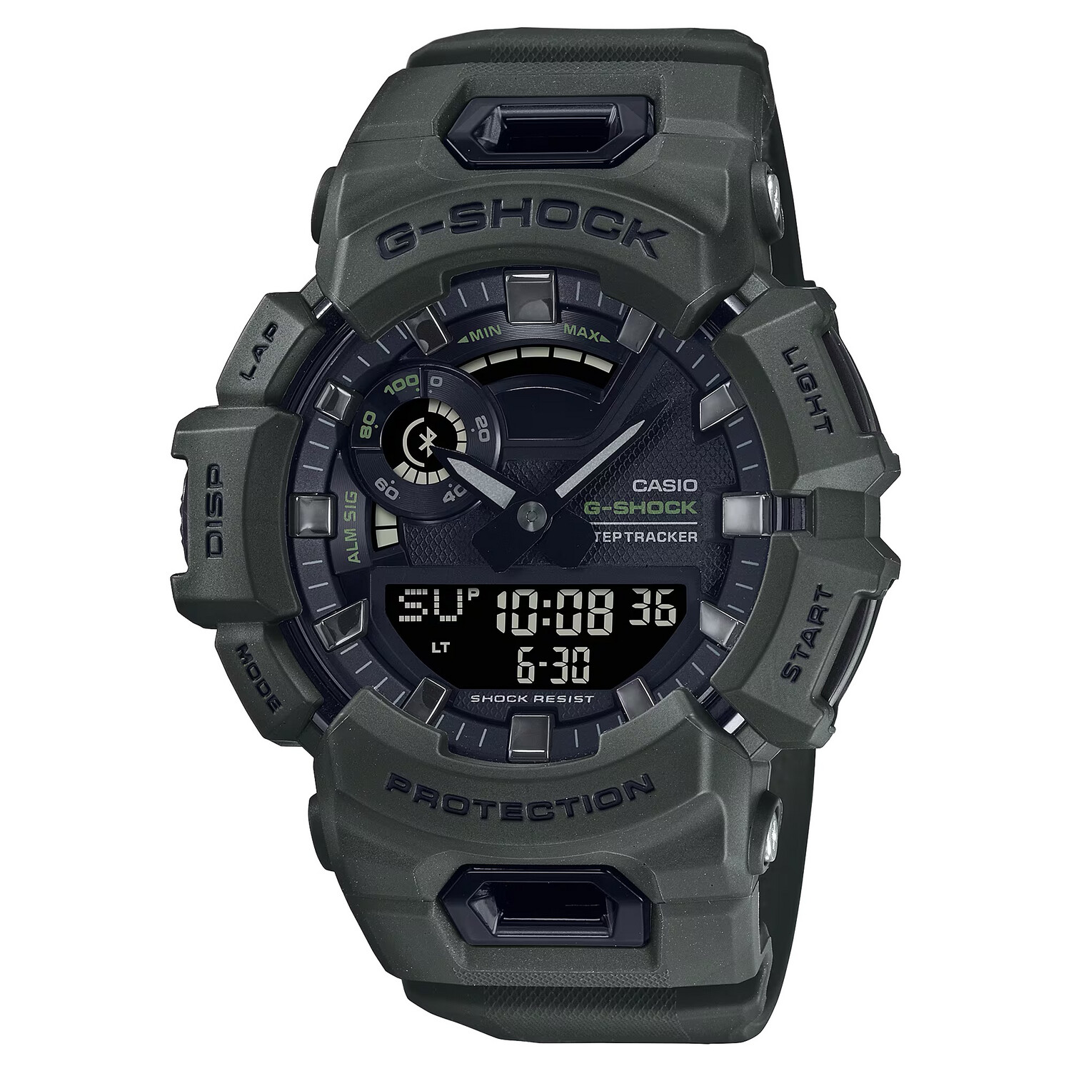 G-shock/vlc Distribution G-shock, Gshock Gba900uu3a  Tactical Move Step Tracker  Grn