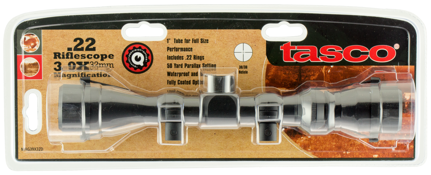 Tasco Rimfire, Tas Mag39x32d Mag22     3-9x32 W/rng