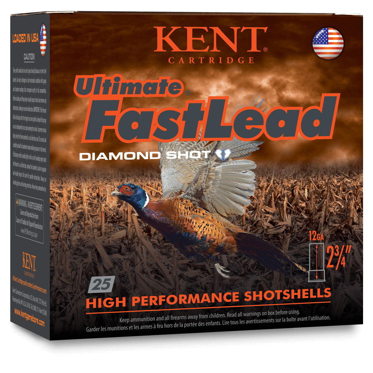 Kent Cartridge Ultimate Fast Lead, Kent K122ufl424   2.75 11/2 Ult Fast Ld      25/10