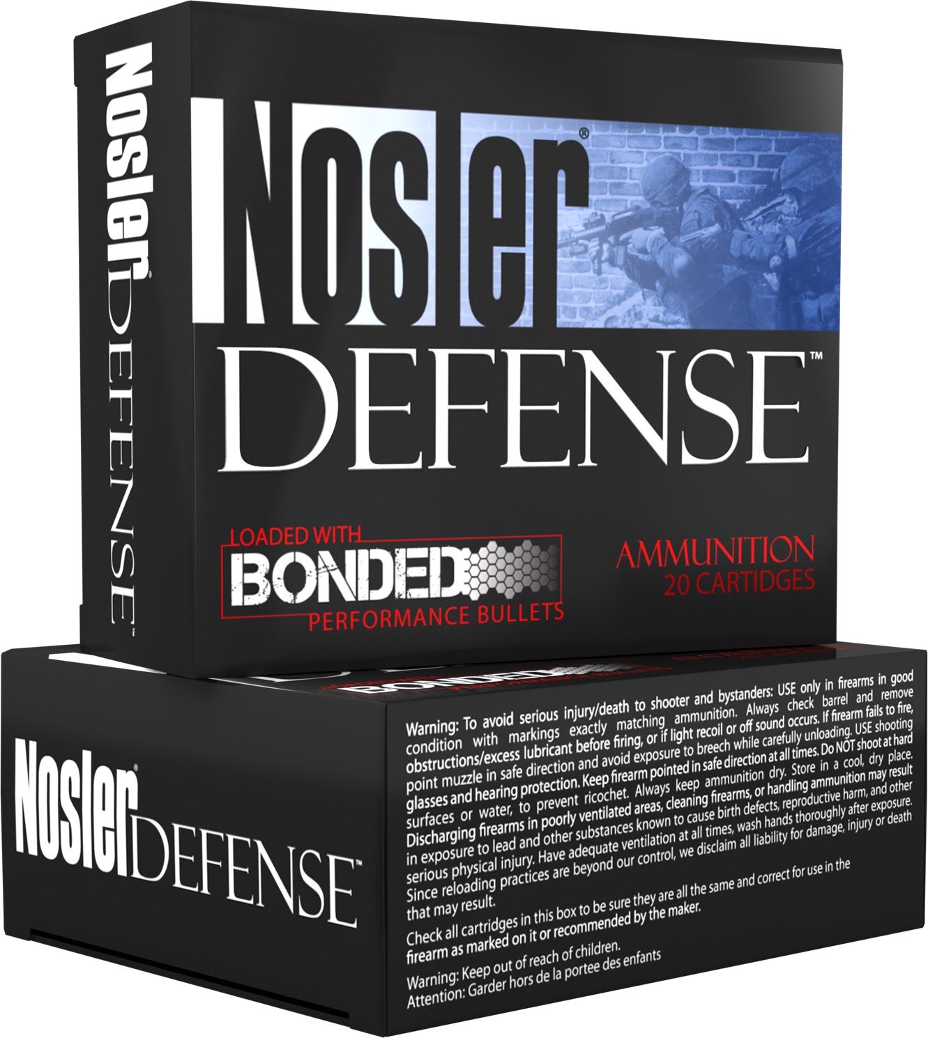Nosler Defense, Nos 37151 Defense  9mm+p  124 Bt             20/10