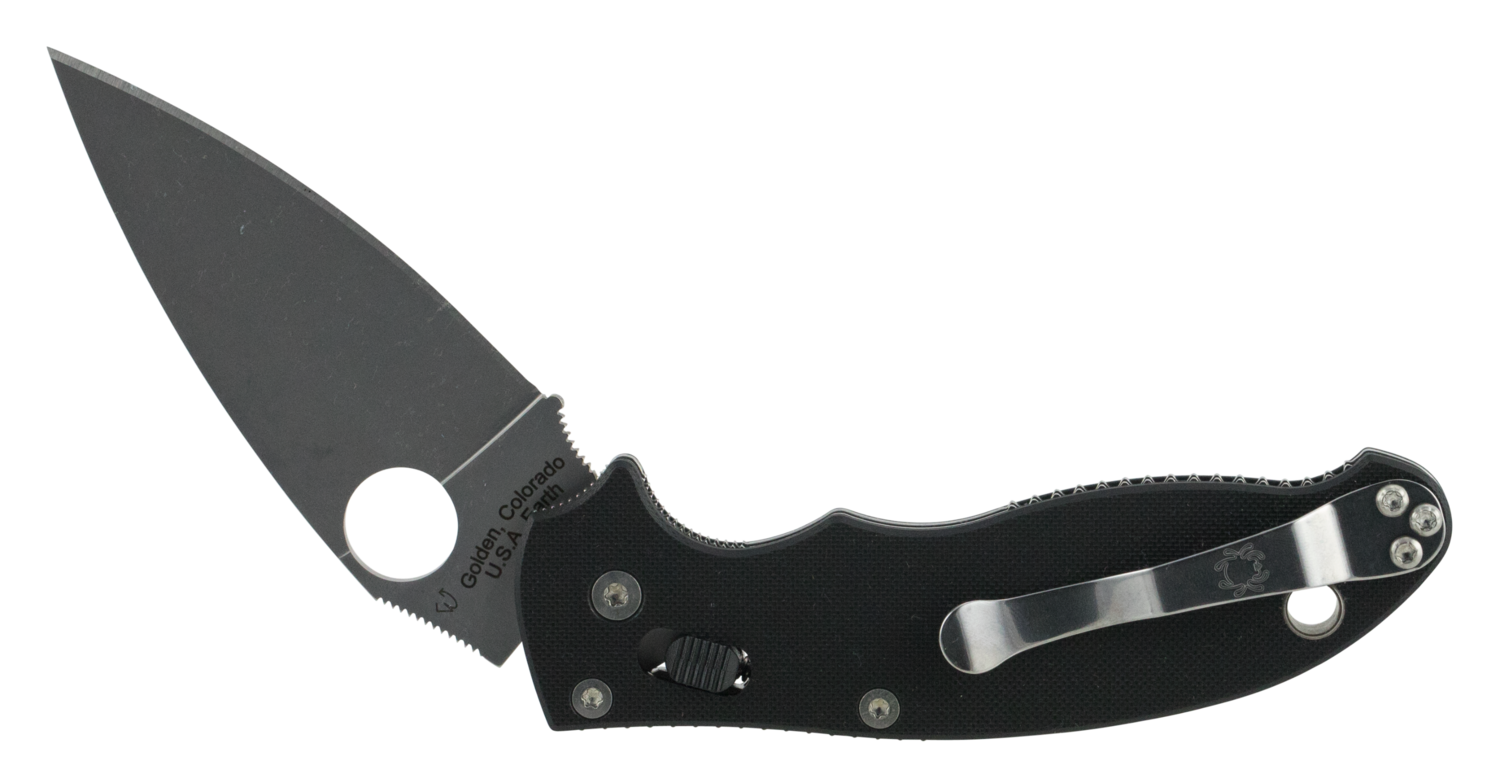 Spyderco Manix 2, Spy C101gp2     Manix2 G-10     Pln Dp  3.37   Blk