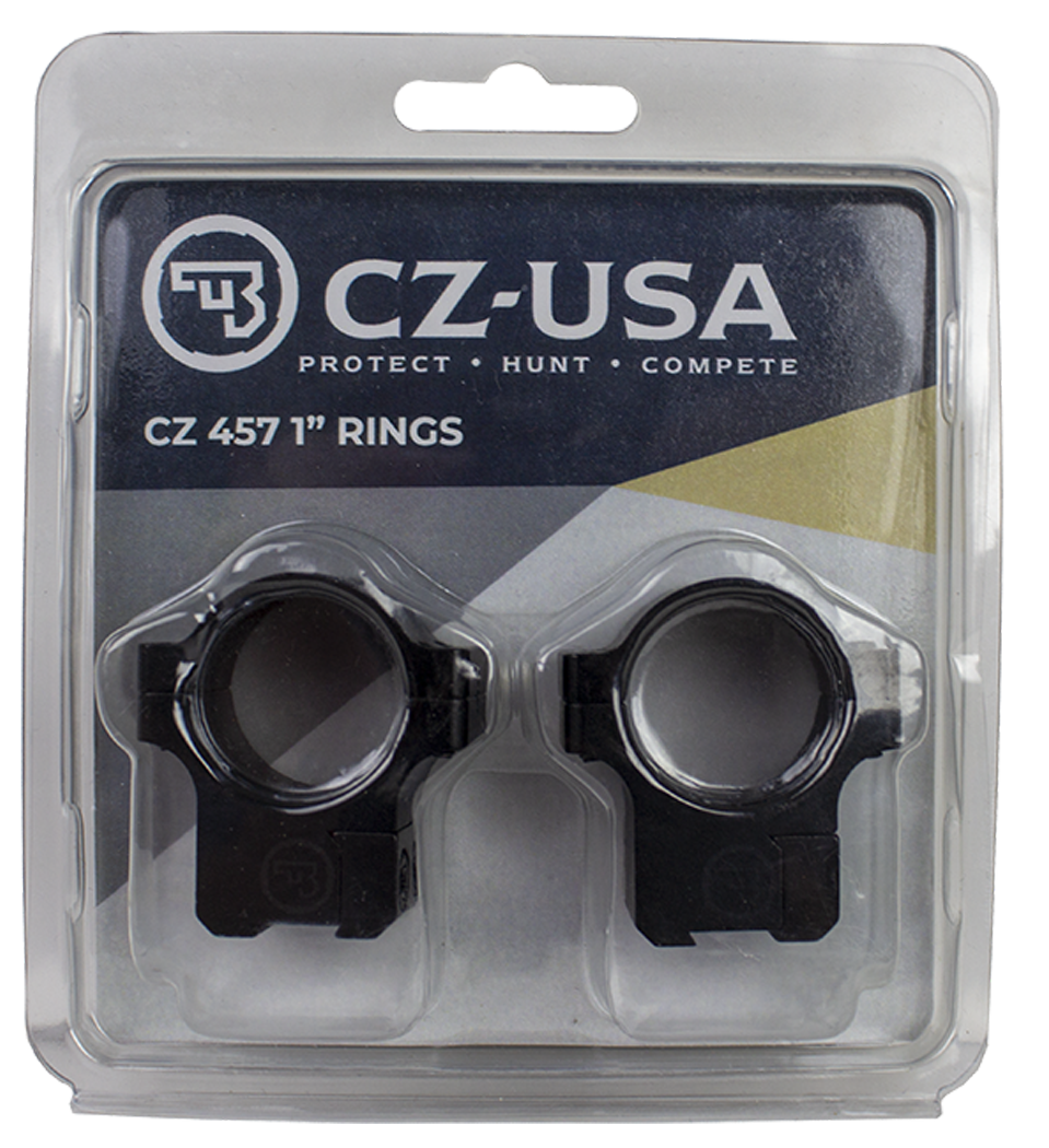 Cz Scope Ring Set, Cz 40086 Alum Scope Rings 1in  Cz457 11mm Dovetail