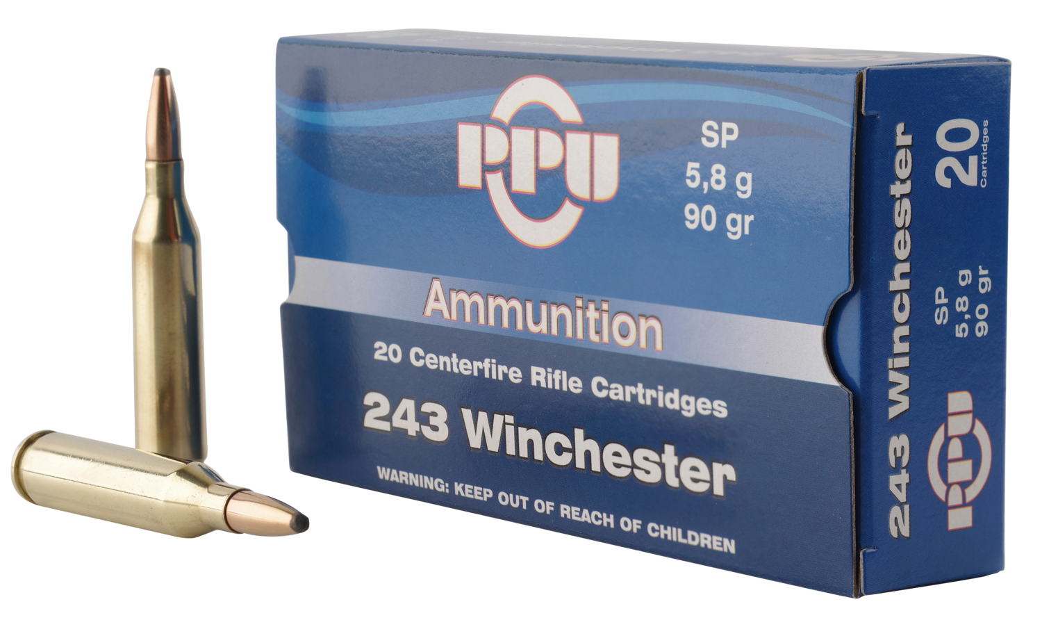 Ppu Standard Rifle, Ppu Pp2431      243          90 Sp           20/10