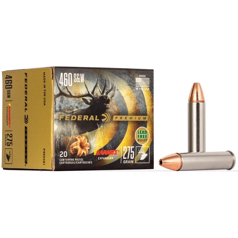 Fed Prm 460s&w 275gr Brns Exp 20/200 Fed Prm 460s&w 275gr Brns Exp 20/200