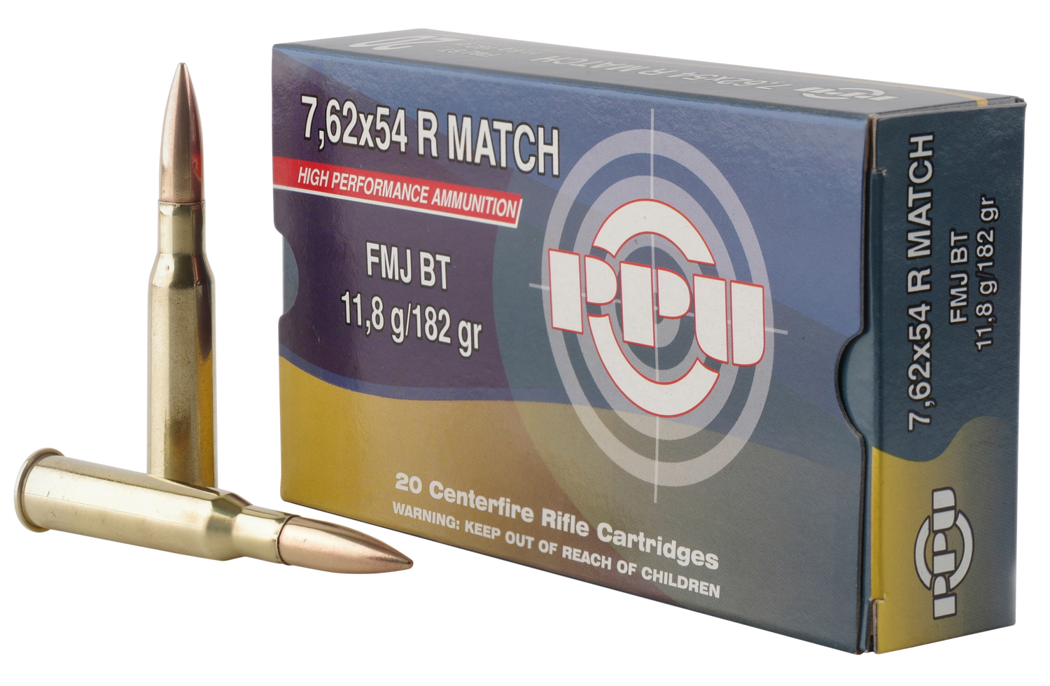 Ppu Match, Ppu Ppm7        7.62x54r    182 Fmj Match    20/10