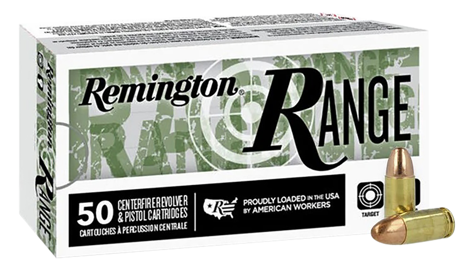 Remington Ammunition Remington, Rem R27778        9mm 115        Range       50/20