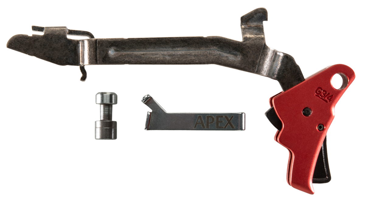 Apex Tactical Specialties Action Enhancement, Apex 102155 Red Glck Actn Enhncmnt Trigger Kit